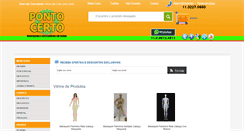Desktop Screenshot of manequinspontocerto.com.br